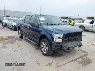 2017 Ford F-150 XL with VIN 1FTEW1CP4HKD30601, listed as a IAAI auction lot 41792455 with 213,498 mi miles. Bid and sale history available at carsss.com. Image 1.