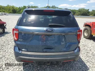 2018 Ford Explorer XLT with VIN 1FM5K7D81JGA12252, listed as a Copart auction lot 52372855 with 120,247 mi miles and Salvage Title. Bid and sale history available at DreamBid. Image 6.