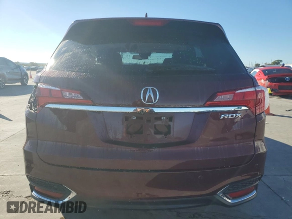 2018 Acura RDX w/Advance Pkg with VIN 5J8TB3H77JL000590, listed as a Copart auction lot 79733314 with 57,924 mi miles and Clean Title. Bid and sale history available at carsss.com. Image 6.