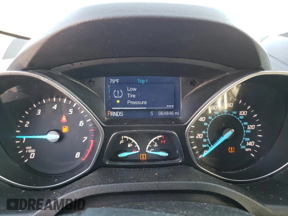 2015 Ford Escape S with VIN 1FMCU0F7XFUB58235, listed as a Copart auction lot 73713474 with 64,846 mi miles and Salvage Title. Bid and sale history available at carsss.com. Image 9.