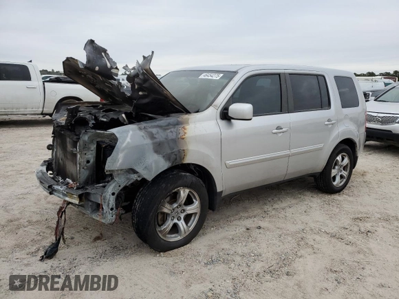 2012 Honda Pilot EX-L z VIN 5FNYF3H56CB035912, wystawiony jako Copart lot #46454275 z przebiegiem Nie podano mil oraz Szkoda całkowita • Salvage title. Historia ofert i sprzedaży dostępna na DreamBid. Obrazek 1.