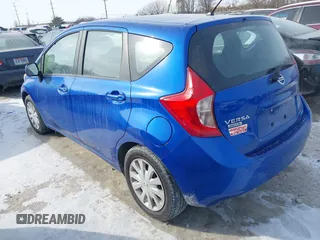 2014 Nissan Note S with VIN 3N1CE2CP8EL389695, listed as a IAAI auction lot 41377270 with 141,611 mi miles and . Bid and sale history available at DreamBid. Image 3.