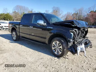 2018 Ford F-150 XL with VIN 1FTEW1EP8JKF65585, listed as a Copart auction lot 49226305 with 70,258 mi miles and Salvage Title. Bid and sale history available at carsss.com. Image 4.