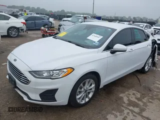 2020 Ford Fusion SE with VIN 3FA6P0LU2LR266943, listed as a IAAI auction lot 42160987 with 61,435 mi miles and . Bid and sale history available at DreamBid. Image 18.