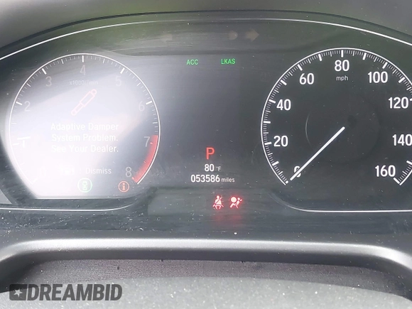 2020 Honda Accord Touring z VIN 1HGCV2F93LA023062, wystawiony jako IAAI lot #42596772 z przebiegiem 53 586 mil mil oraz . Historia ofert i sprzedaży dostępna na DreamBid. Obrazek 15.