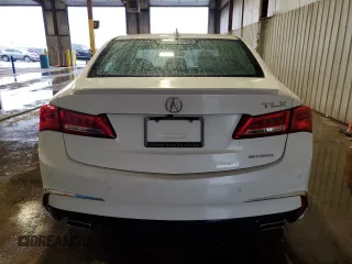 2018 Acura TLX w/Advance Pkg with VIN 19UUB3F73JA002016, listed as a Copart auction lot 71093174 with 52,334 mi miles and Salvage Title. Bid and sale history available at carsss.com. Image 6.
