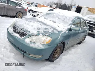 2005 Toyota Corolla CE z VIN 2T1BR32E25C847902, wystawiony jako Copart lot #86173244 z przebiegiem 153 723 mil mil oraz Szkoda całkowita • Salvage title. Historia ofert i sprzedaży dostępna na DreamBid. Obrazek 1.