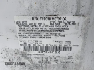 2015 Ford Taurus SEL with VIN 1FAHP2E85FG152256, listed as a IAAI auction lot 41971204 with 120,102 mi miles and . Bid and sale history available at carsss.com. Image 9.