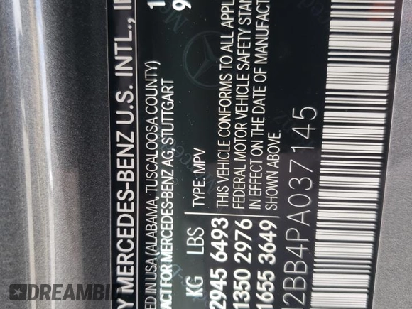 2023 Mercedes-Benz EQE 350+ z VIN 4JGGM2BB4PA037145, wystawiony jako Copart lot #46014214 z przebiegiem 214 mil mil oraz . Historia ofert i sprzedaży dostępna na DreamBid. Obrazek 14.