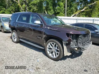 2020 Chevrolet Tahoe Premier with VIN 1GNSKCKC4LR217375, listed as a Copart auction lot 53396524 with 93,035 mi miles and Salvage title. Bid and sale history available at DreamBid. Image 4.