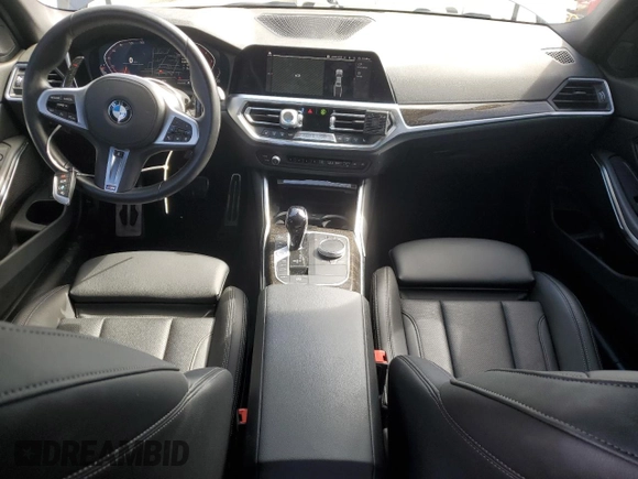2022 BMW 3 Series 330i xDrive with VIN 3MW5R7J02N8C25100, listed as a Copart auction lot 48193255 with 37,122 mi miles and Salvage Title. Bid and sale history available at carsss.com. Image 8.