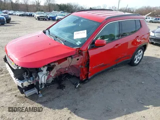 2021 Jeep Compass Latitude with VIN 3C4NJDBB4MT534538, listed as a IAAI auction lot 41817234 with 35,107 mi miles and . Bid and sale history available at DreamBid. Image 21.