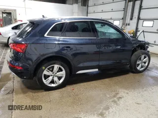 2018 Audi Q5 Premium Plus with VIN WA1BNAFY6J2064914, listed as a Copart auction lot 53778665 with 92,301 mi miles and Salvage Title. Bid and sale history available at carsss.com. Image 3.