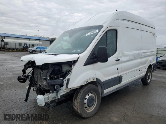 2020 Ford Transit Cargo with VIN 1FTBR1X80LKA87827, listed as a Copart auction lot 51919325 with 90,463 mi miles and Salvage Title. Bid and sale history available at DreamBid. Image 1.