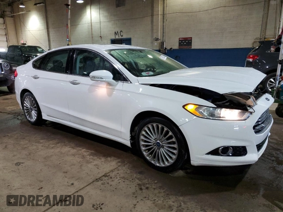 2014 Ford Fusion Titanium with VIN 3FA6P0K97ER360736, listed as a Copart auction lot 87666335 with 150,590 mi miles and Clean Title. Bid and sale history available at carsss.com. Image 4.