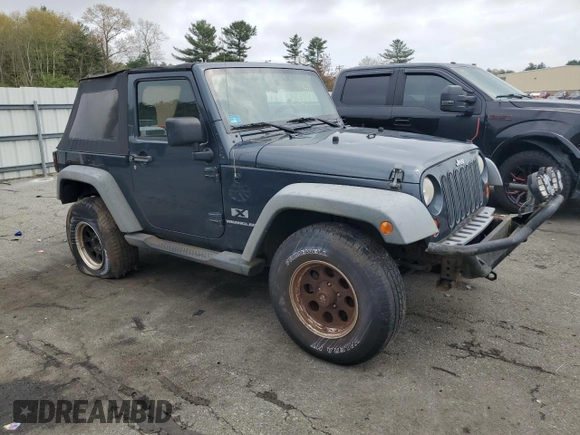 2008 Jeep Wrangler X with VIN 1J4FA24108L617862, listed as a Copart auction lot 55453715 with 258,068 mi miles and Clean Title. Bid and sale history available at DreamBid. Image 4.