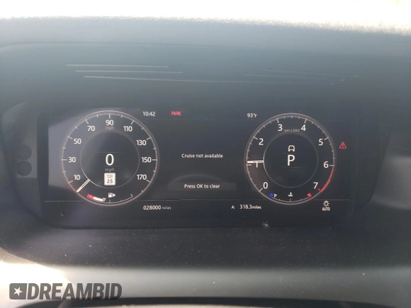2020 Land Rover Discovery with VIN SALCM2GX8LH869590, listed as a Copart auction lot 58780584 with 28,000 mi miles and Salvage Title. Bid and sale history available at DreamBid. Image 9.