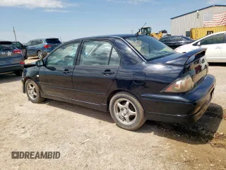 2002 Mitsubishi Lancer OZ-Rally z VIN JA3AJ86E32U001737, wystawiony jako Copart lot #59275695 z przebiegiem 177 332 mil mil oraz Szkoda całkowita • Salvage title. Historia ofert i sprzedaży dostępna na DreamBid. Obrazek 2.