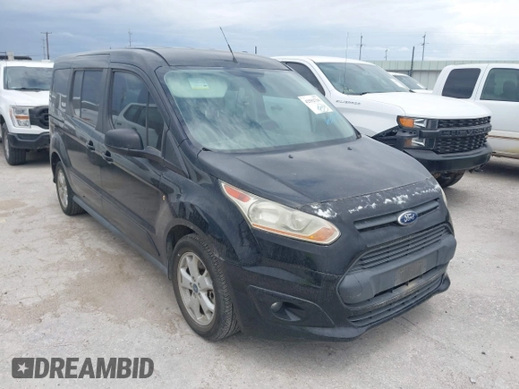 2016 Ford Transit Connect XLT with VIN NM0GE9F78G1255991, listed as a IAAI auction lot 42592716 with 77,132 mi miles and . Bid and sale history available at DreamBid. Image 1.