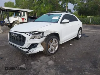 2023 Audi Q8 Premium with VIN WA1AVBF14PD015616, listed as a IAAI auction lot 41213960 with 26,102 mi miles and . Bid and sale history available at DreamBid. Image 17.