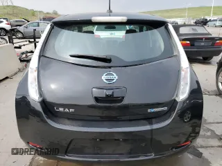 2015 Nissan LEAF SV with VIN 1N4AZ0CPXFC326114, listed as a Copart auction lot 53388853 with 55,760 mi miles. Bid and sale history available at carsss.com. Image 6.
