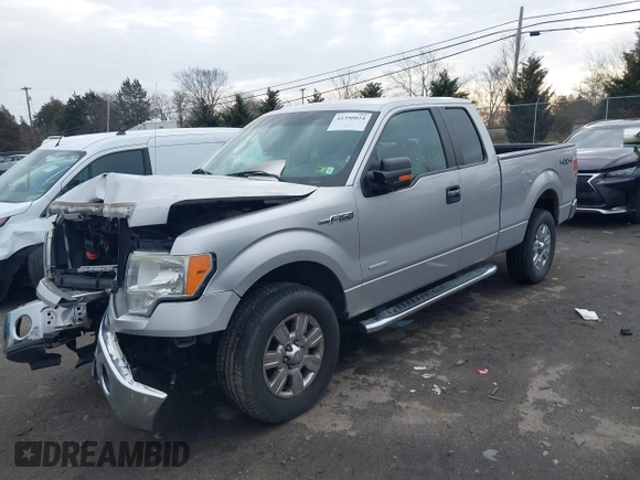 2014 Ford F-150 XL with VIN 1FTFX1ET3EFC39285, listed as a IAAI auction lot 41390024 with 217,856 mi miles. Bid and sale history available at carsss.com. Image 2.