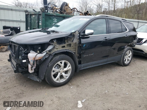 2020 Chevrolet Equinox Premier z VIN 2GNAXXEV9L6275771, wystawiony jako Copart lot #49952795 z przebiegiem 30 860 mil mil oraz Szkoda całkowita • Salvage title. Historia ofert i sprzedaży dostępna na DreamBid. Obrazek 1.