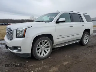 2016 GMC Yukon Denali with VIN 1GKS2CKJ4GR196335, listed as a Copart auction lot 47566265 with 105,970 mi miles and Salvage Title. Bid and sale history available at carsss.com. Image 1.