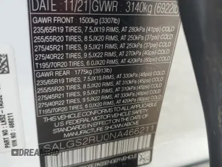 2022 Land Rover Range Rover Westminster z VIN SALGS2RU0NA466211, wystawiony jako Copart lot #60140585 z przebiegiem 43 168 mil mil oraz Czysty tytuł • Clean title. Historia ofert i sprzedaży dostępna na DreamBid. Obrazek 13.