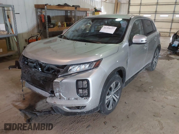 2020 Mitsubishi Outlander Sport SE 2.0 with VIN JA4AP4AU0LU029501, listed as a IAAI auction lot 41394227 with 88,417 mi miles. Bid and sale history available at carsss.com. Image 2.