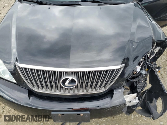 2007 Lexus RX 350 with VIN 2T2HK31U87C003739, listed as a Copart auction lot 52976005 with 121,090 mi miles and Salvage Title. Bid and sale history available at DreamBid. Image 12.