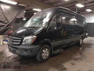 2015 Mercedes-Benz Sprinter Passenger Vans with VIN WDZPE8CC1FP134956, listed as a IAAI auction lot 41388855 with NaN miles. Bid and sale history available at carsss.com. Image 19.