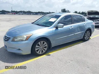 2011 Honda Accord EX-L with VIN 1HGCP3F82BA014374, listed as a IAAI auction lot 42714947 with 201,059 mi miles and . Bid and sale history available at DreamBid. Image 2.
