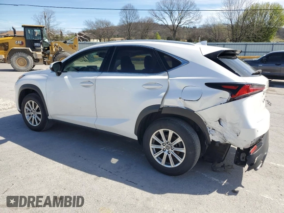 2021 Lexus NX with VIN JTJDARBZ0M5032113, listed as a Copart auction lot 50185745 with 53,602 mi miles and Salvage Title. Bid and sale history available at carsss.com. Image 2.