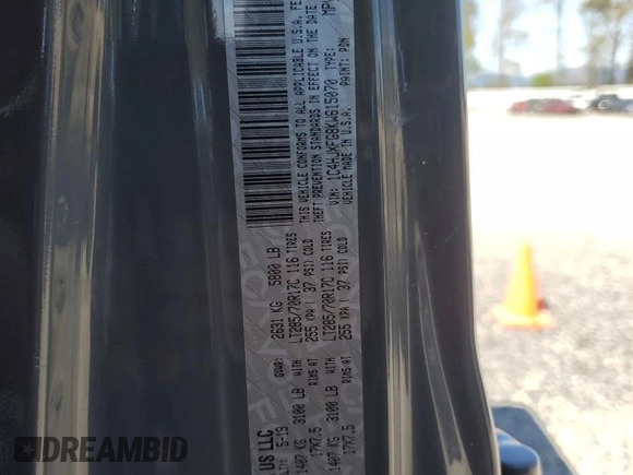 2019 Jeep Wrangler Unlimited Rubicon с VIN 1C4HJXFG8KW615070, выставлен на аукционе Copart как лот 53655795 с пробегом 67 407 миль миль и Списание • Salvage title. История ставок и продаж доступна на DreamBid. Изображение 13.