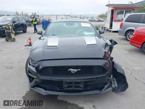 2022 Ford Mustang EcoBoost with VIN 1FA6P8THXN5145312, listed as a IAAI auction lot 42075186 with 28,233 mi miles and . Bid and sale history available at DreamBid. Image 13.