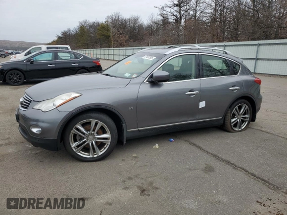 2014 Infiniti QX50 Journey with VIN JN1BJ0HR1EM191987, listed as a Copart auction lot 47400395 with 0 mi miles and Salvage Title. Bid and sale history available at carsss.com. Image 1.