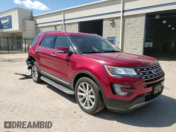 2016 Ford Explorer Limited with VIN 1FM5K8F81GGC55359, listed as a Copart auction lot 53276965 with 45,047 mi miles and Salvage Title. Bid and sale history available at carsss.com. Image 12.