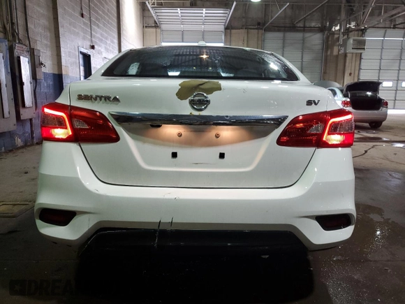 2018 Nissan Sentra SV with VIN 3N1AB7AP1JL635545, listed as a Copart auction lot 47630705 with 116,390 mi miles and Clean Title. Bid and sale history available at carsss.com. Image 6.