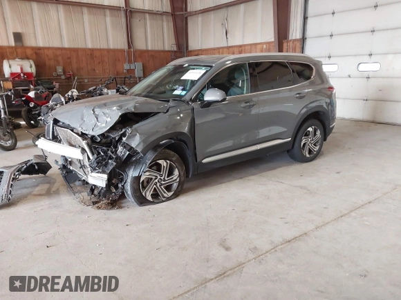2022 Hyundai Santa Fe SEL with VIN 5NMS2DAJ5NH433161, listed as a IAAI auction lot 40953138 with 85,992 mi miles. Bid and sale history available at carsss.com. Image 2.
