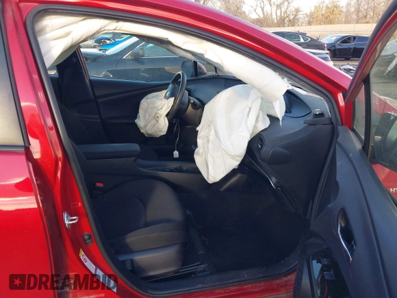 2020 Toyota Prius LE with VIN JTDL9RFU0L3022049, listed as a IAAI auction lot 41133635 with 60,977 mi miles and . Bid and sale history available at DreamBid. Image 5.