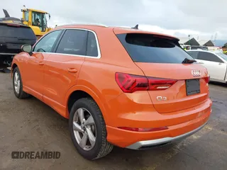 2021 Audi Q3 Premium with VIN WA1AUCF30M1137042, listed as a IAAI auction lot 41502456 with 61,742 mi miles and . Bid and sale history available at DreamBid. Image 3.