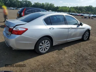 2014 Honda Accord Touring with VIN 1HGCR3F9XEA019863, listed as a Copart auction lot 62746355 with 229,044 mi miles and Salvage title. Bid and sale history available at DreamBid. Image 3.