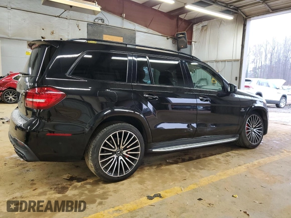 2017 Mercedes-Benz GLS with VIN 4JGDF7FE5HA918226, listed as a Copart auction lot 84388874 with 56,633 mi miles and Salvage Title. Bid and sale history available at carsss.com. Image 3.