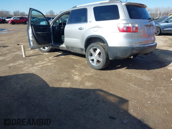 2010 GMC Acadia SLT1 with VIN 1GKLVMED7AJ110609, listed as a IAAI auction lot 41757995 with 183,690 mi miles. Bid and sale history available at carsss.com. Image 3.