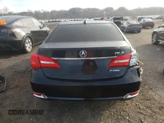 2014 Acura RLX with VIN JH4KC1F39EC003247, listed as a Copart auction lot 78535254 with 118,490 mi miles and Salvage Title. Bid and sale history available at carsss.com. Image 6.