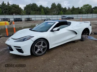 2022 Chevrolet Corvette 1LT z VIN 1G1YA2D44N5102848, wystawiony jako Copart lot #54742205 z przebiegiem 37 577 mil mil oraz Szkoda całkowita • Salvage title. Historia ofert i sprzedaży dostępna na DreamBid. Obrazek 1.