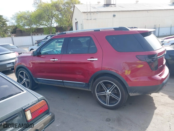 2013 Ford Explorer Limited with VIN 1FM5K8F89DGA59861, listed as a IAAI auction lot 41847886 with 201,243 mi miles. Bid and sale history available at carsss.com. Image 14.