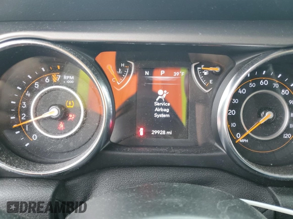 2021 Jeep Wrangler Unlimited 80th Anniversary z VIN 1C4HJXDG9MW790627, wystawiony jako Copart lot #82478604 z przebiegiem 29 928 mil mil oraz Szkoda całkowita • Salvage title. Historia ofert i sprzedaży dostępna na DreamBid. Obrazek 9.