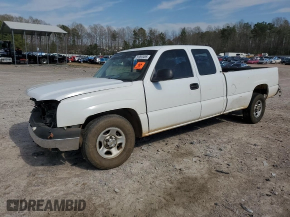 2004 Chevrolet Silverado 1500 Work Truck with VIN 1GCEC19T64E317581, listed as a Copart auction lot 51052485 with 196,309 mi miles and Salvage Title. Bid and sale history available at carsss.com. Image 1.